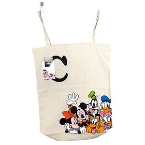 NEW w Tags Disney Mickey Cotton Tote Bag Minnie Goofy Pluto Donald Duck Primark